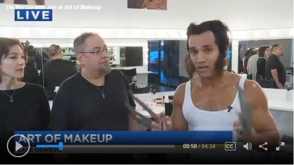 On the Go With Joe at The Art of Makeup